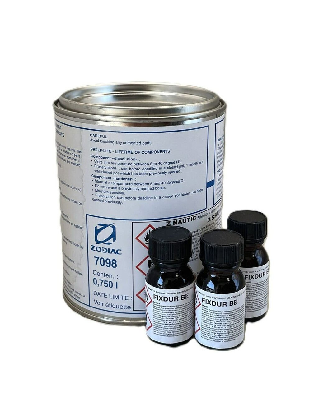 Bostik Transperene 113 M Şişme Bot Tamir Kiti  (Hypalon-Neopren botlar için) 750 ml