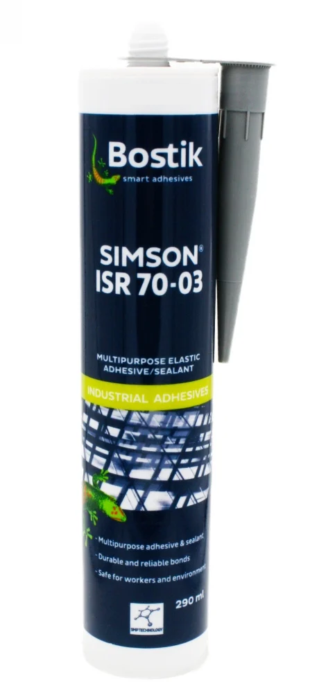 Bostik Simson ISR 7003 Gri  Endüstriyel Elastik Yapıştırıcı ve Sızdırmazlık Mastiği