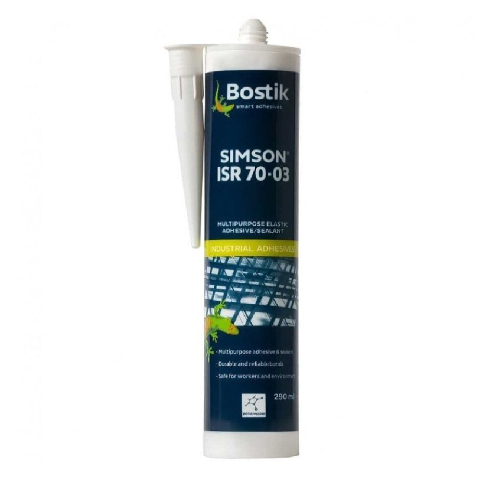Bostik Simson ISR 7003 Beyaz Endüstriyel Elastik Yapıştırıcı ve Sızdırmazlık Mastiği