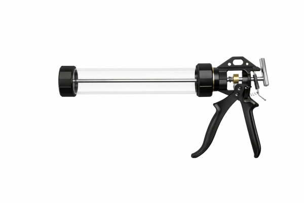 Cox PowerFlow Profesyonel Manuel Kartuş Tabancası Polikarbonat Şeffaf Gövde 310 ml