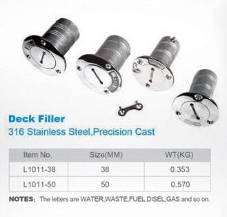 Lostwax L1011-50 Waste (Deck Filler) Dolum Ağzı 50 mm